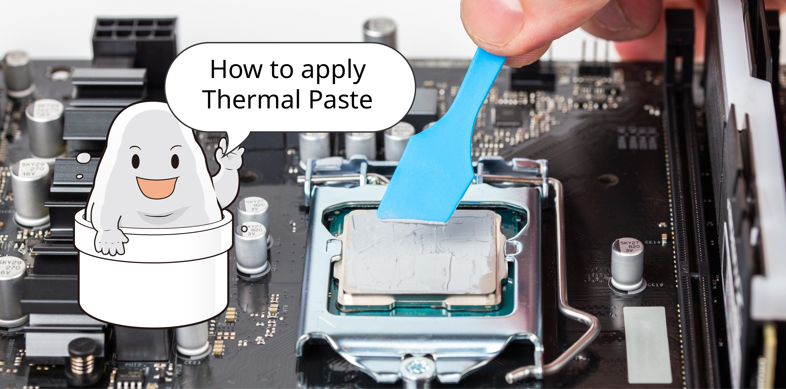 How to use thermal paste