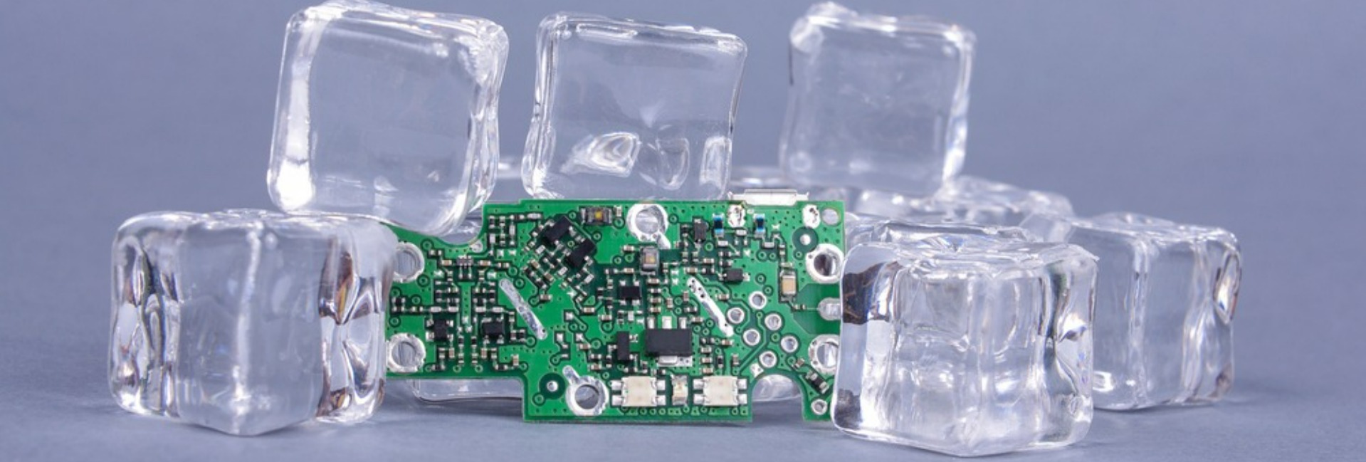 Thermal Management Concept of PCB and Ice Cubes